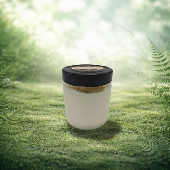 Sojas vaska svece ar citronzāles aromātu - 200 ml (ražots LV)